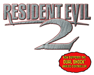Resident Evil 2: Dual Shock Edition logo for Playstation